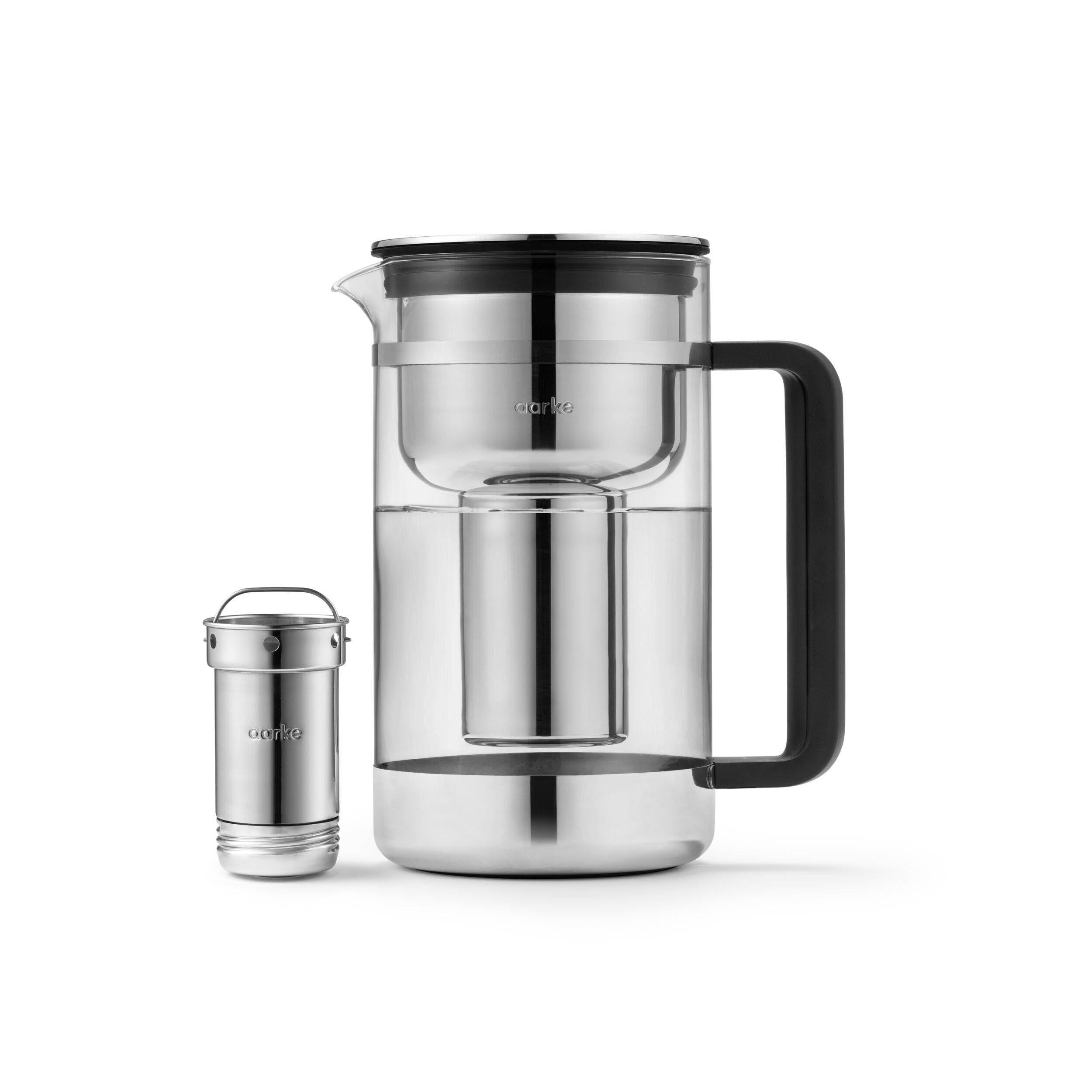 aarke Purifier Large Wasserfilter Filterkanne Glas – Wasserkontor