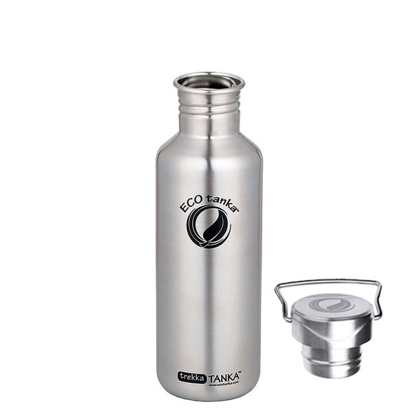 Hochwertige, leichte, langlebige Trinkflasche aus Edelstahl.