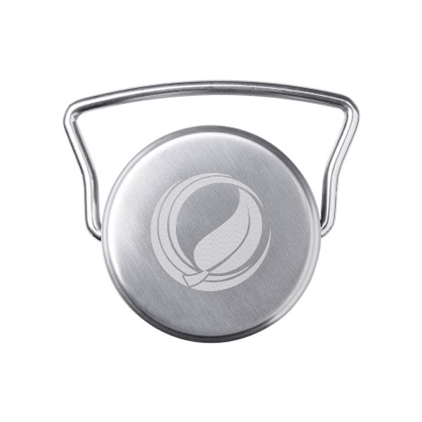 Hochwertiger Edelstahldeckel mit Bambus Einlage. Leicht und langlebig. A bottle for life.