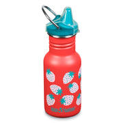 KidKanteen_Coral_Strawberries_SippyCap-1