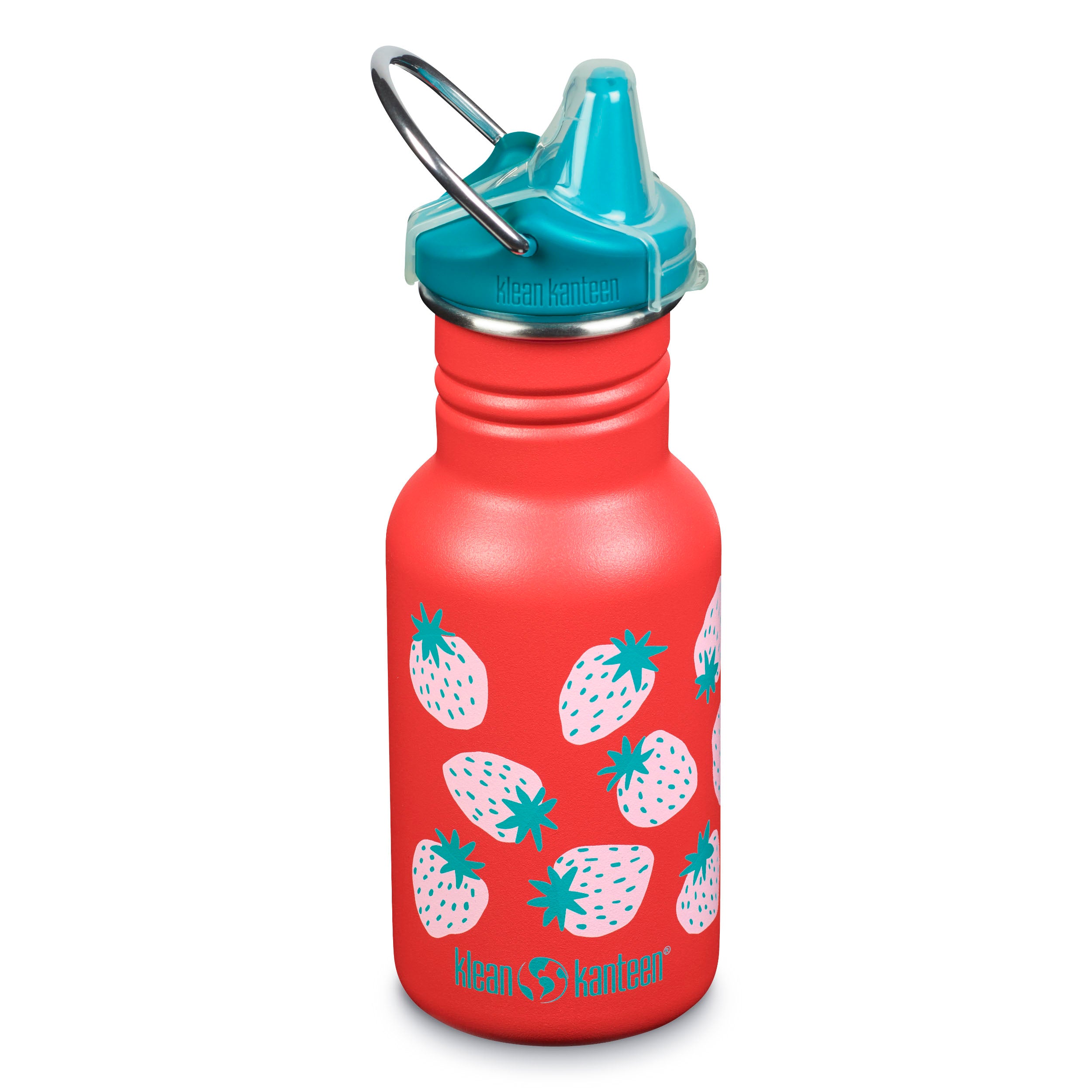 KidKanteen_Coral_Strawberries_SippyCap-1