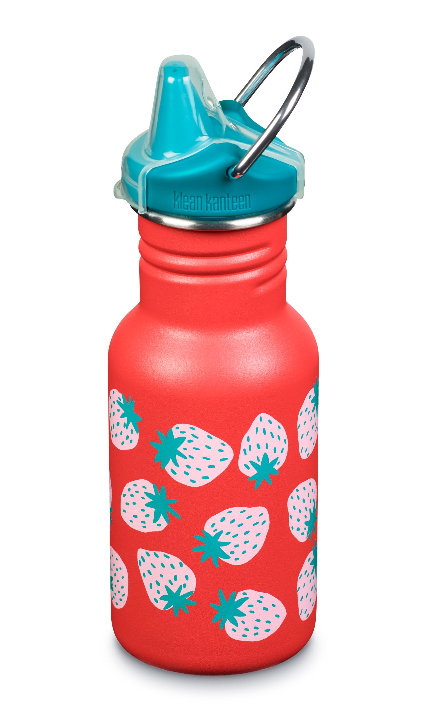 KidKanteen_Coral_Strawberries_SippyCap-2