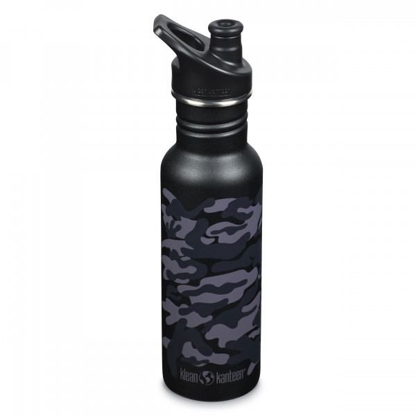 KleanKanteen Classic 532ml Black Camo narrow